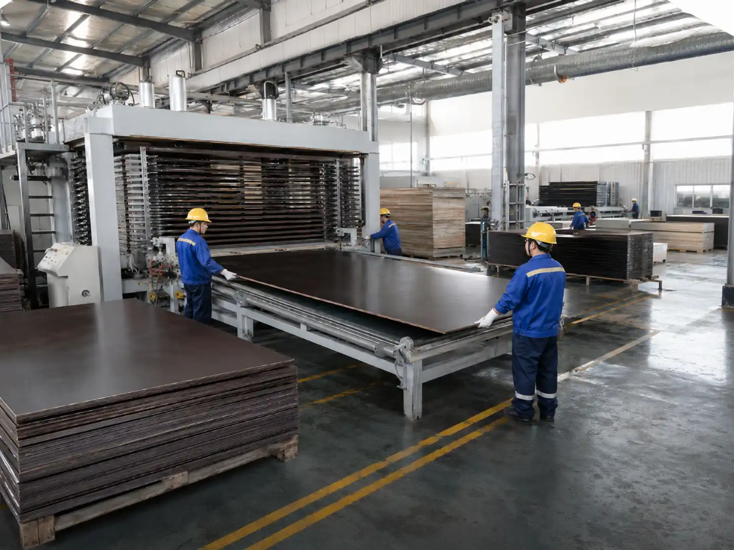 Film Faced Plywood Production Line Film Faced Plywood Manufacturer